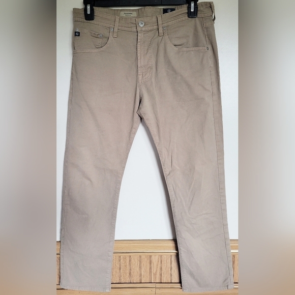 Adriano Goldshmied Women's Matchbox Slim Straight Khaki Jeans Size 34 - Picture 1 of 7